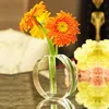 European Crystal Glass Small Vase, Fresh Tabletop Ornaments, Flower Plant, Transparent Bottle, Modern Home Decor Accessories 4