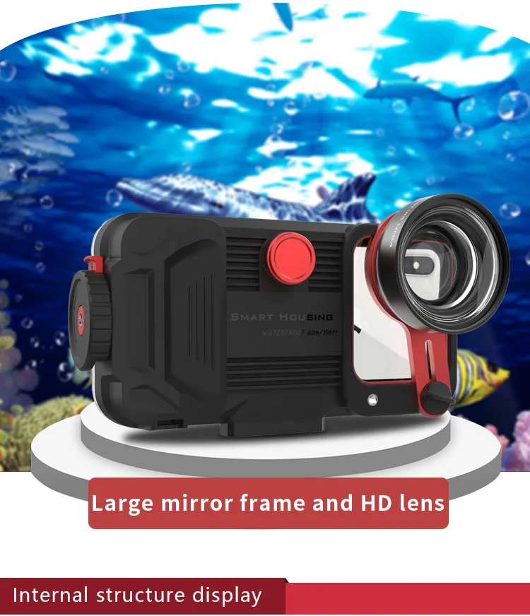 Дайвинг водонепроницаемый корпус телефона чехол для iPhone 6 7 8 Plus X XS Max huawei P30 mate 20 Pro Чехол сумка подводная фотография