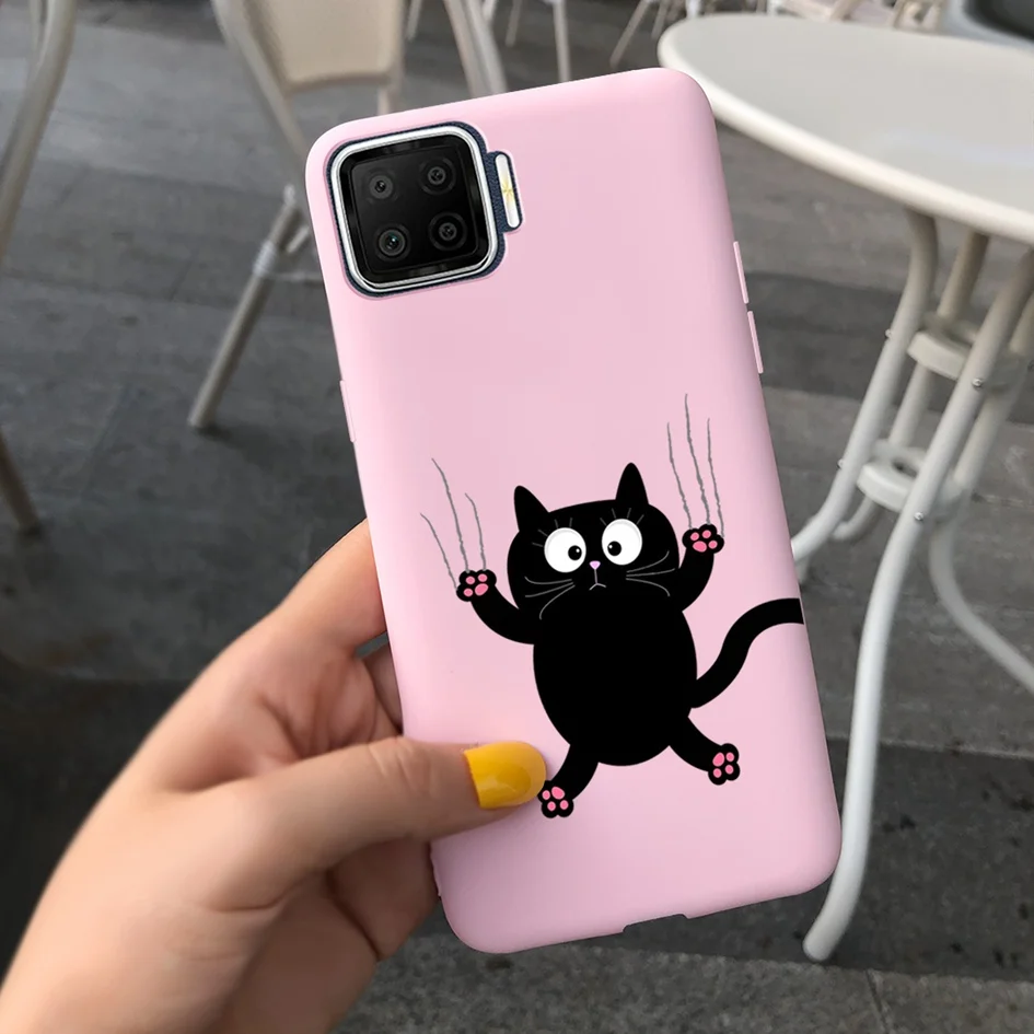 cases for oppo black For OPPO A73 5G Case Cute Love Heart Fundas Soft Silicone Shockproof Cover For OPPO A73 A93 CPH2067 CPH2121 A 73 A 93 Phone Case cases for oppo cell phone