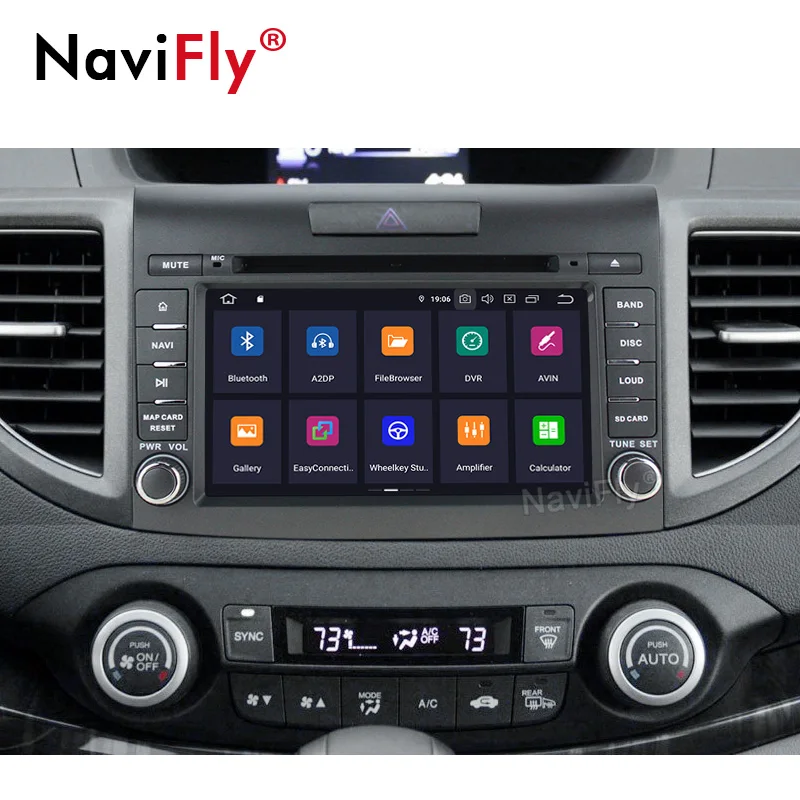 NaviFly Android 9,0 Octa core 4 Гб+ 64 ГБ Автомобильный dvd-радиоплеер для Хонда сrv CR-V 4 RM RE 2011 2012 2013 с gps, Wi-Fi, bt