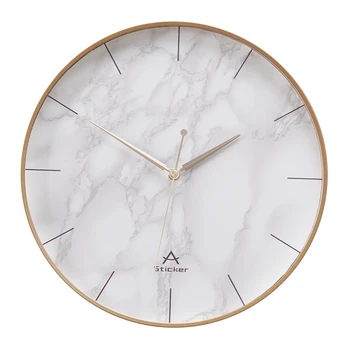 

Glass Metal Wall Clock Minimalist Vintage Unique Nordic Clock Electronic Horloge Murale Digital Wall Watches Home Decor AA60WC