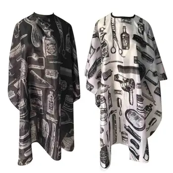 

2020 New Haircut Hairdressing Barber Cloth Waterproof Anti-static Printed Haircut Cloth Hair Beauty Cape Hairdressing Apron