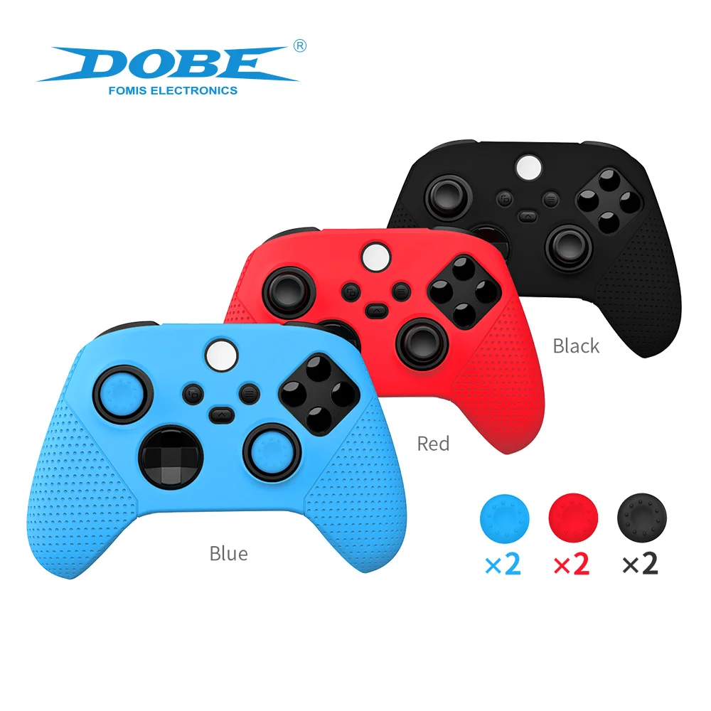 

Silicone Case Key For Xbox Series X S Controller Grips Game Gamepad Shell Skin Control Housing Gaming Accessories Grip Case Skin