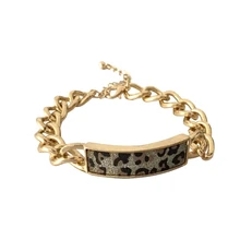 Феминистский Леопардовый Браслет в стиле панк для женщин девушек мужчин
