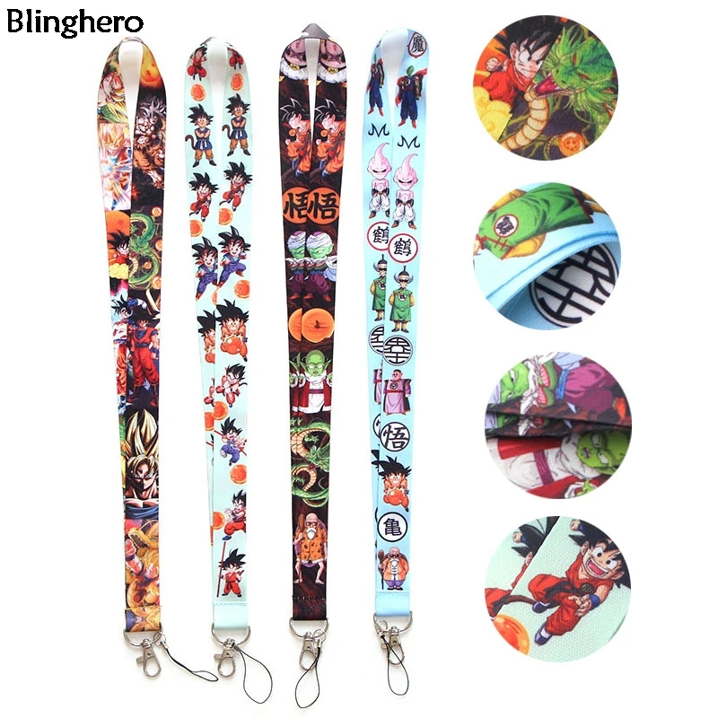 Blinghero микс Dragon Ball шнурок крутые ключи телефон Lanyards ID бейдж держатель аниме шейный ремешок для камеры свисток подарки BH0421