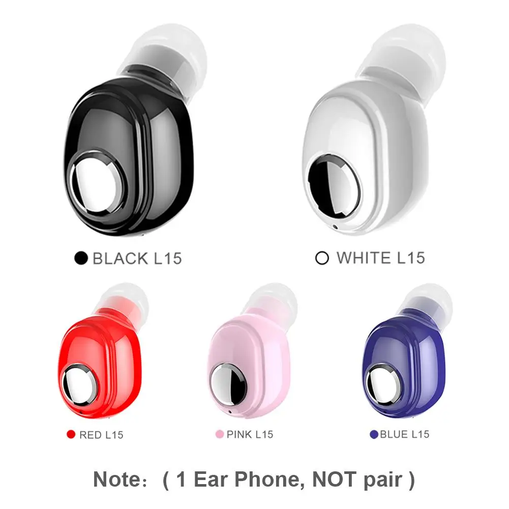 L15 мини вкладыши Bluetooth 5 0 наушники HiFi спортивные Беспроводной гарнитура с