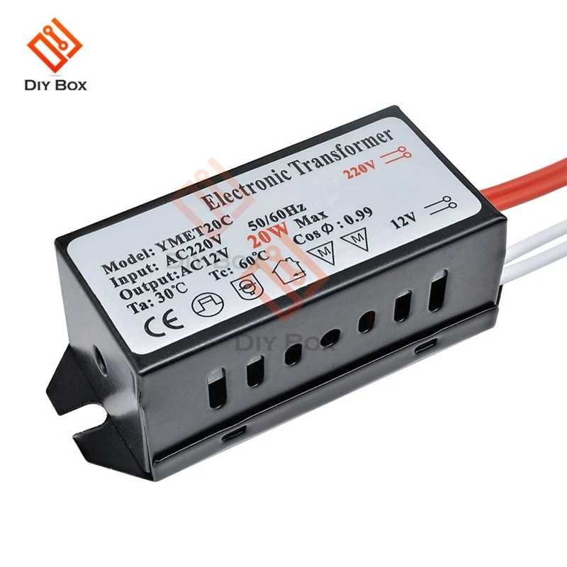 20W AC 220V to 12V Step Down Voltage Converter Power Transformer Regulator LED Driver for Smart Home LED Light Ceiling Cabinet 20W AC 220V to 12V Step Down Voltage Converter Power Transformer Regulator LED Driver for Smart Home LED Light Ceiling Cabinet