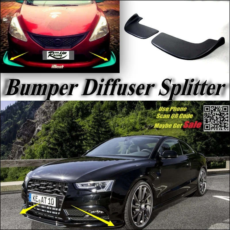 Автомобильный разветвитель диффузор бампер утюжок для Audi A5 RS5 2007 ~ 2016 комплект