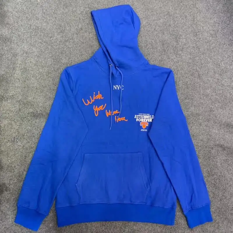 1 Толстовка Astroworld с капюшоном, серия Astroworld NEW YORK KNICKS, толстовка с изображением Трэвиса Скотта,, высококачественные хлопковые толстовки с изображением астромира, NYC - Цвет: 1