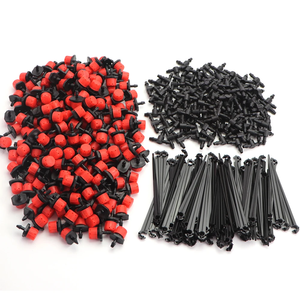 Irrigation-Kit Dripper Tee-Connector Watering-Sprinkler Cooling-System Micro-Mist-Spray
