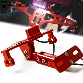 

Motorcycle Adjustable License Number Plate Frame Holder Bracket FOR HONDA CB650R CB 650R CB650 R CB 650 R 2019 2020