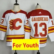 new All stitched Youth Calgary#13 Johnny gaudreau Kids jerseys