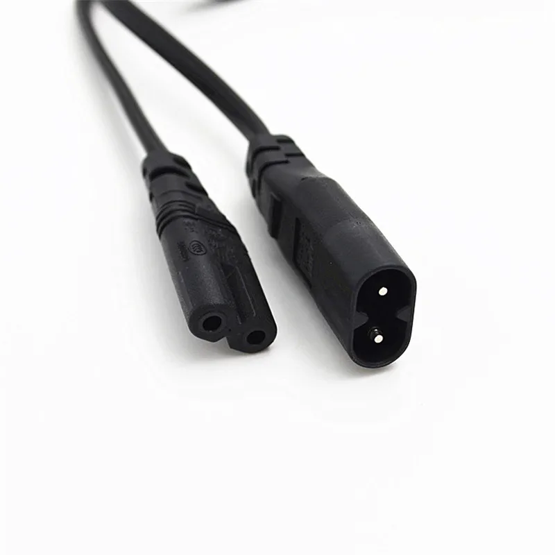 IEC320 C8 штекер к C7 Женский удлинитель питания шнур для PDU UPS кабель конвертер 0 3 м/1 8