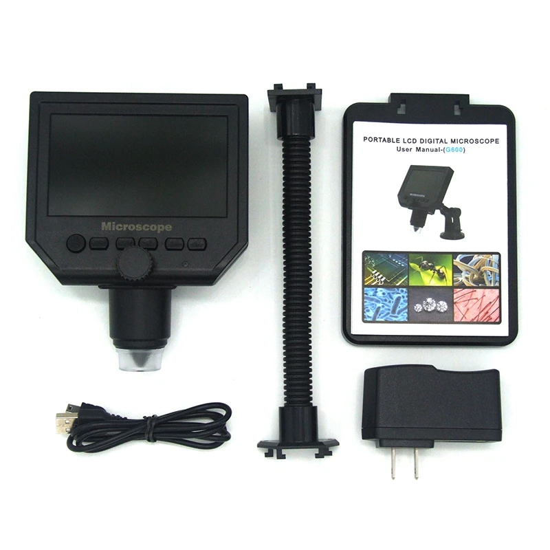 G600W цифровой микроскоп 4 3 дюймов ЖК дисплей USB пайка видео камера телефон Ремонт