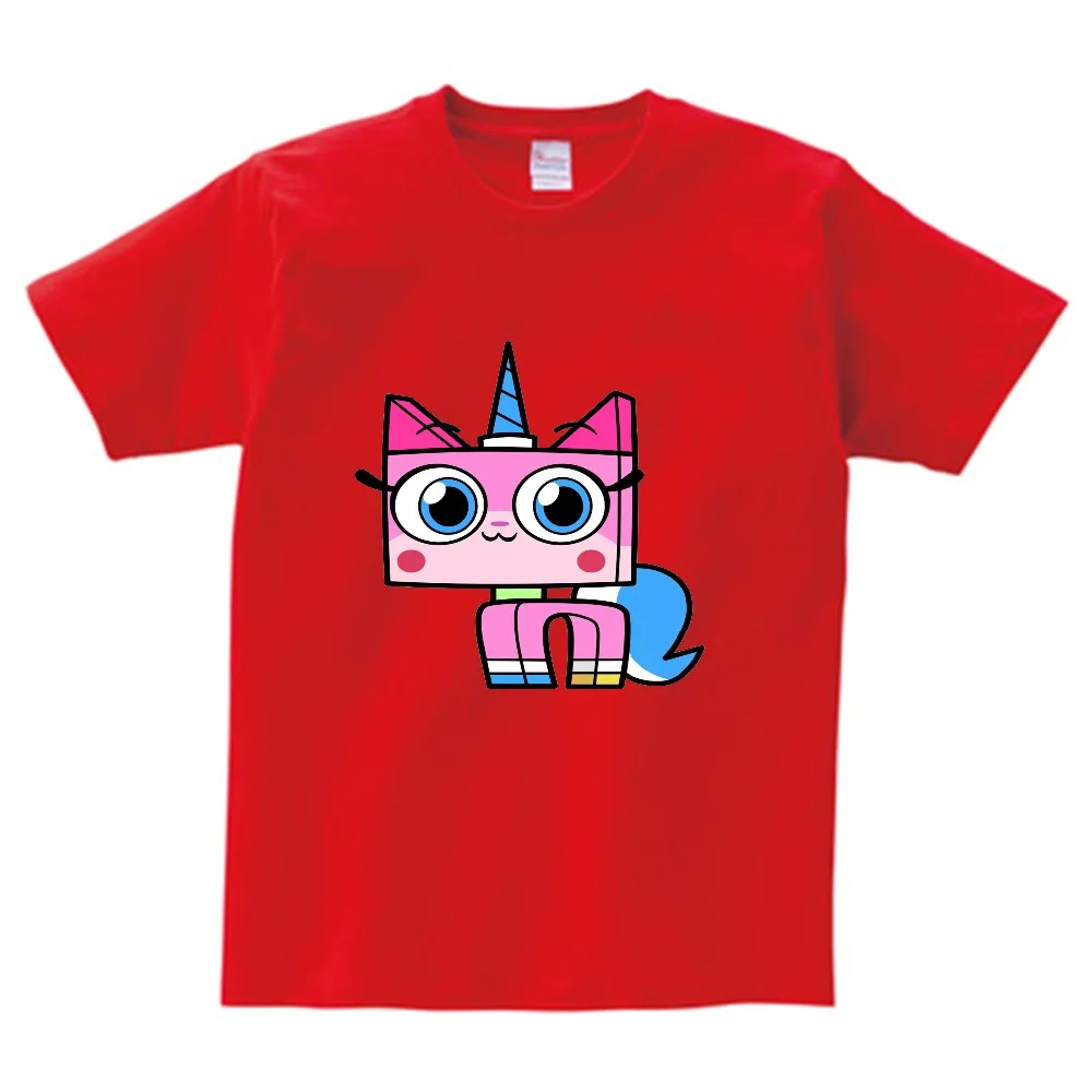 

Kids Positive T-Shirt Unikitty Tops Girls Boys Tshirt Summer Style Pattern Tee Children Casual Harajuku T Shirts 2020