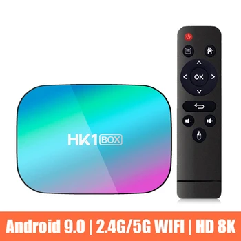 

HK1BOX 4GB 128GB 8K Amlogic S905X3 Smart TV BOX Android 9.0 Dual Wifi 1080P 4K Youtube Set Top Box HK1 BOX