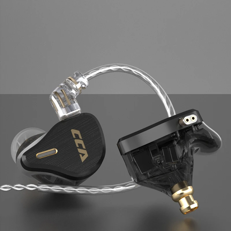 CCA CS16 16BA Units HIFI In Ear Earphones Bass Noise Cancelling Earbuds Metal DJ Sports Headphone For KZ ZAX ASX ZSX EDX ZS10 Z1
