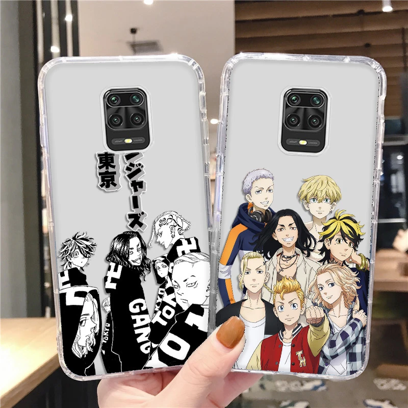 Redmi Note 8 Pro Case For Xiaomi Redmi 9 Funda Xiaomi Redmi Note 9 10 Pro 7s 8t 9s 10s 6a 7a 8a Tokyo Revengers Anime Tpu Covers Phone Case Covers Aliexpress