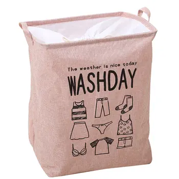 

Dirty Clothes Laundry Basket Foldable Laundry Hamper Storage Bin Bucket for Home Bathroom C44