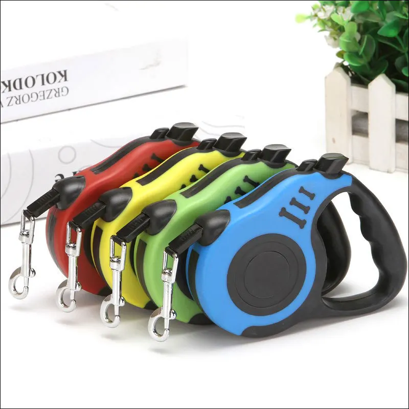 Durable Dog Leash for Small Medium Dogs Automatic Flexible Retractable Nylon 3/5M Leash Traction Puppy Cats Dogs Pet Supplies automatic retractable dog leash dog leash pet accessories