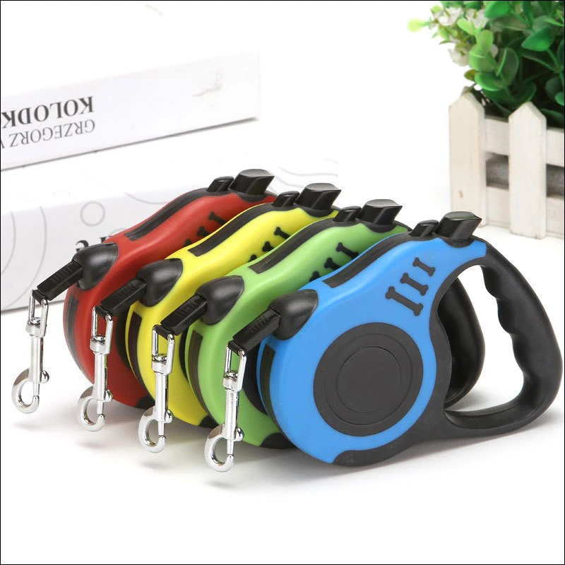 30 inch dog collars Durable Dog Leash for Small Medium Dogs Automatic Flexible Retractable Nylon 3/5M Leash Traction Puppy Cats Dogs Pet Supplies hot dog collars