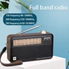 RSTEKESS TR614 Wood Grain Retro Older Radio 3 Band FM/MW/SW Support 3.5mm Headphone USB Charging Cable Retractable Antenna ► Photo 3/6