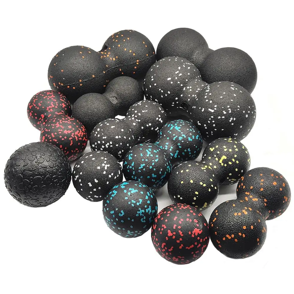 

EPP Massage Ball Double Lacrosse Ball Massage Roller For Thoracic Spine Upper Back, Neck, Scapula