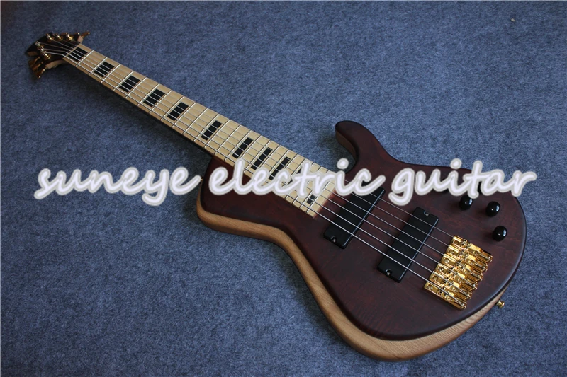 

Custom 6 String Electric Bass Guitar Maple Fretboard Guitar Bass 6 String DIY Guitar Kit Available