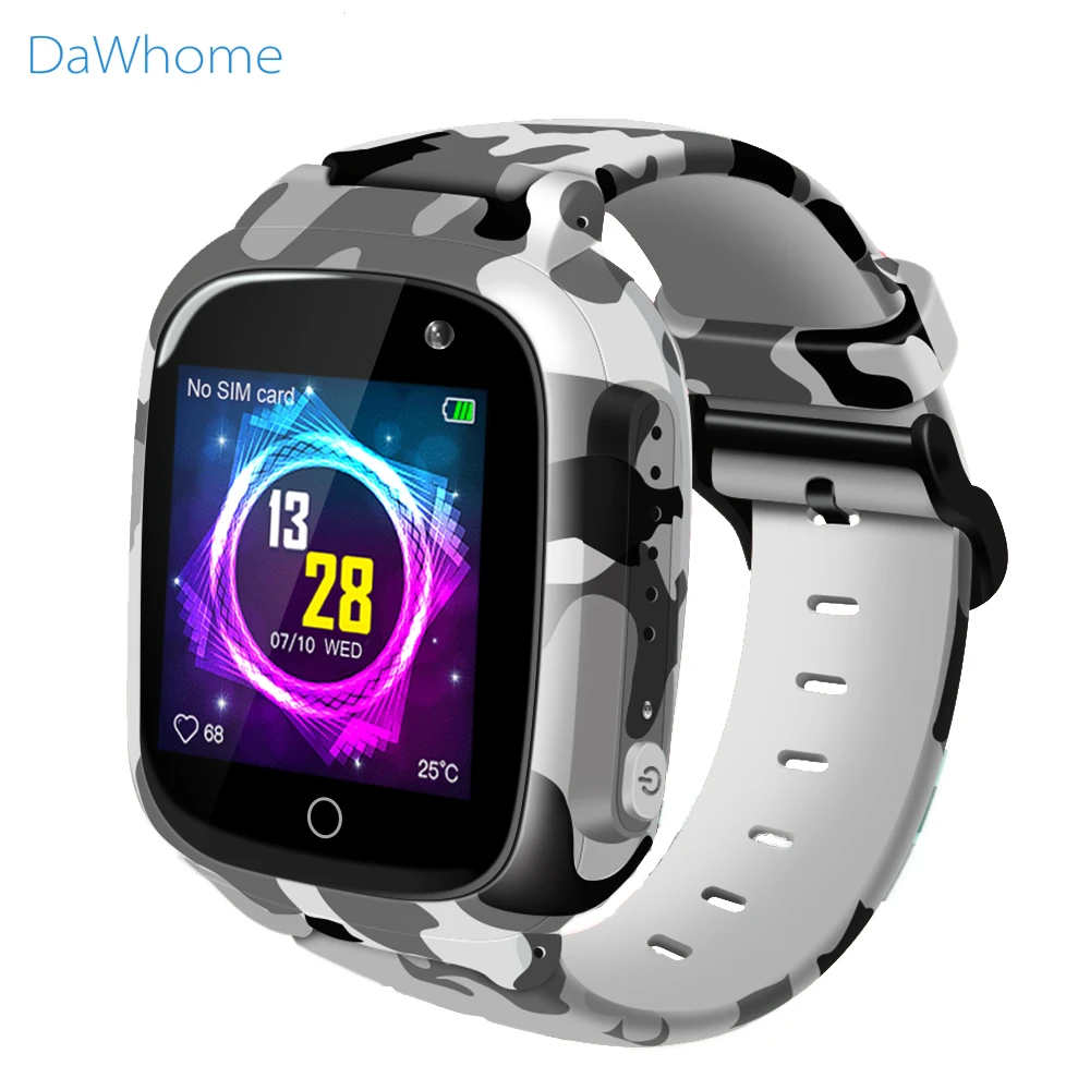 Детские умные часы DaWhome с gps, Wi-Fi, 600 мА/ч, с батареей, Детские Смарт-часы, IP67, водонепроницаемые, SOS, для детей, поддержка съемки видео