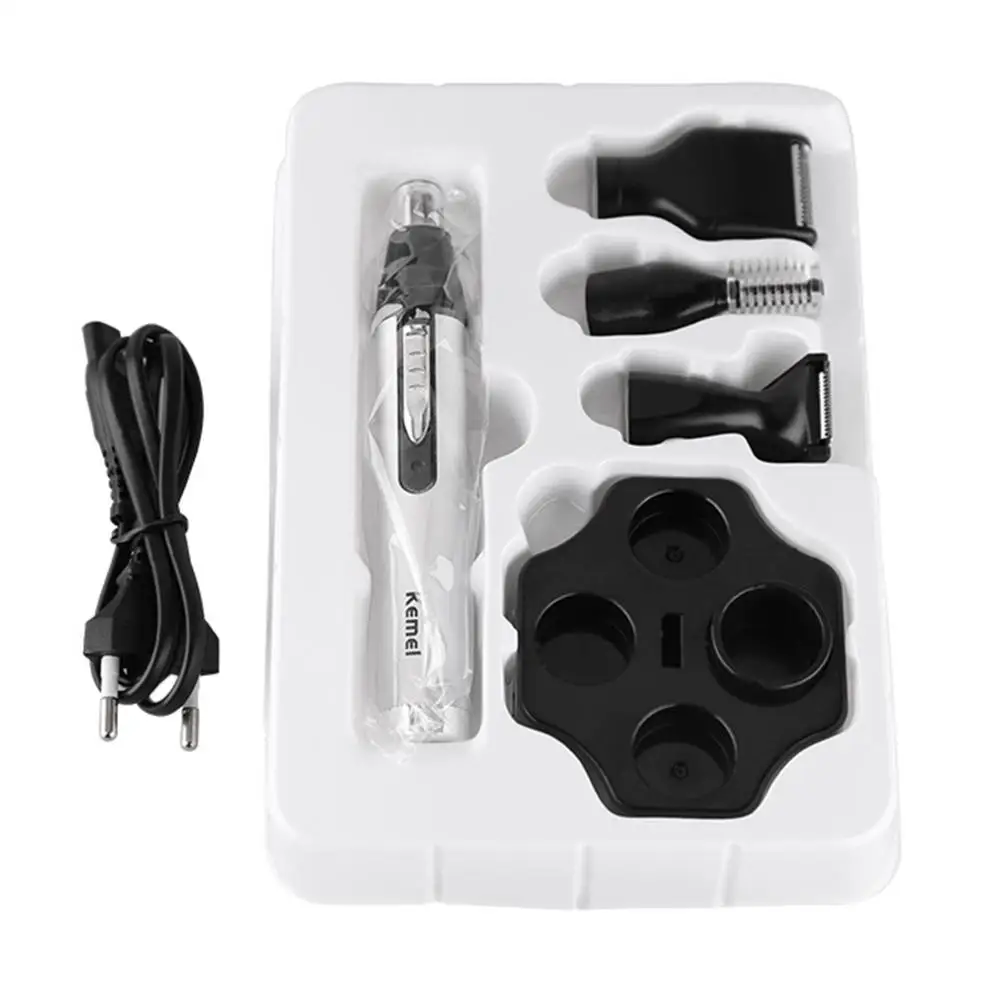 

4 in 1 multifunctional tool Professional Men Electric Nose Ear Hair Trimmer Painless Women Trimming Eyebrows Beard Hair Clipper