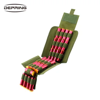 

CQC Tactical MOLLE Magazine Pouch 25 Round 12 Gauge Shells Shotgun Reload Nylon Cartridge Pouch Hunting Accessories