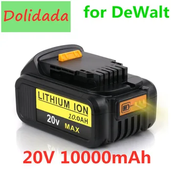 

Original 20V 10000mah for Dewalt DCB200 Rechargeable Li-ion Battery 20V MAX Replacement for DeWalt DCB205 DCB201 DCB203 Power