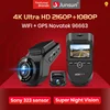 Junsun S590 WiFi 4K voiture tableau de bord caméra Ultra HD 2160P 60fps GPS ADAS DVR caméra enregistreur Sony 323 caméra arrière 1080P Vision nocturne ► Photo 1/6