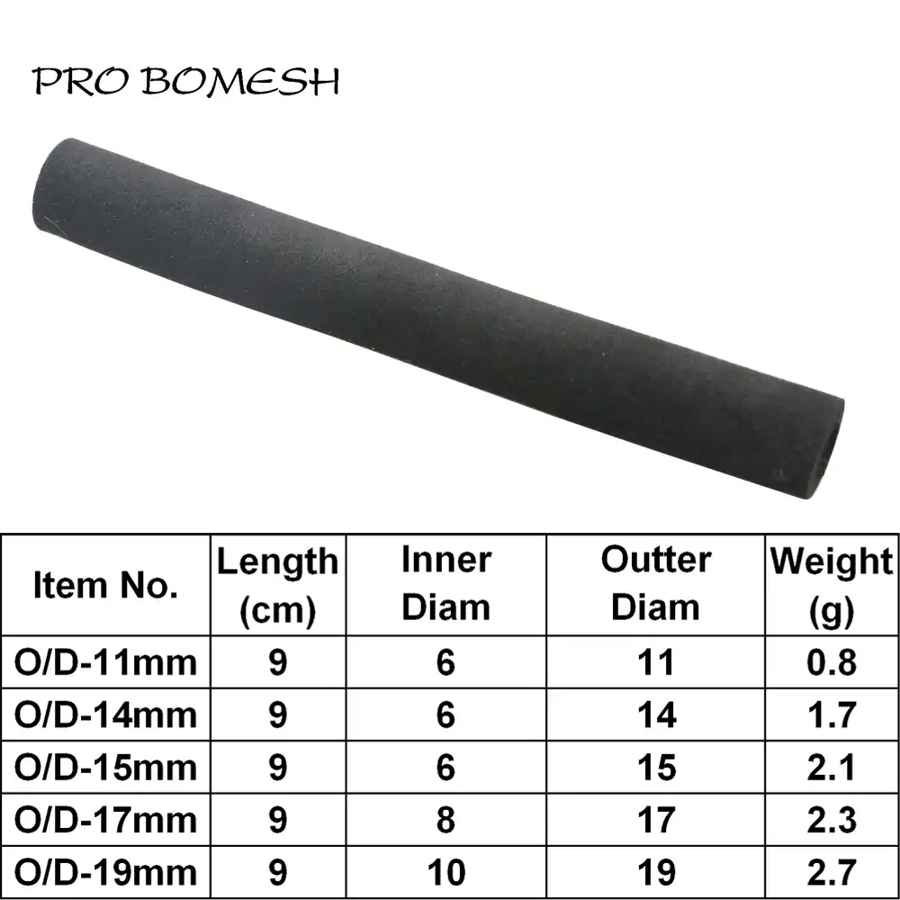 Probomesh 10 ピース パック 9 センチメートル軽量 Eva リールシートアーバー外径 11 ミリメートル 14 ミリメートル 15 ミリメートル 17 ミリメートル 19 ミリメートル Diy フィッシングロッドビルディングコンポーネント修理 Fishing Rods Aliexpress