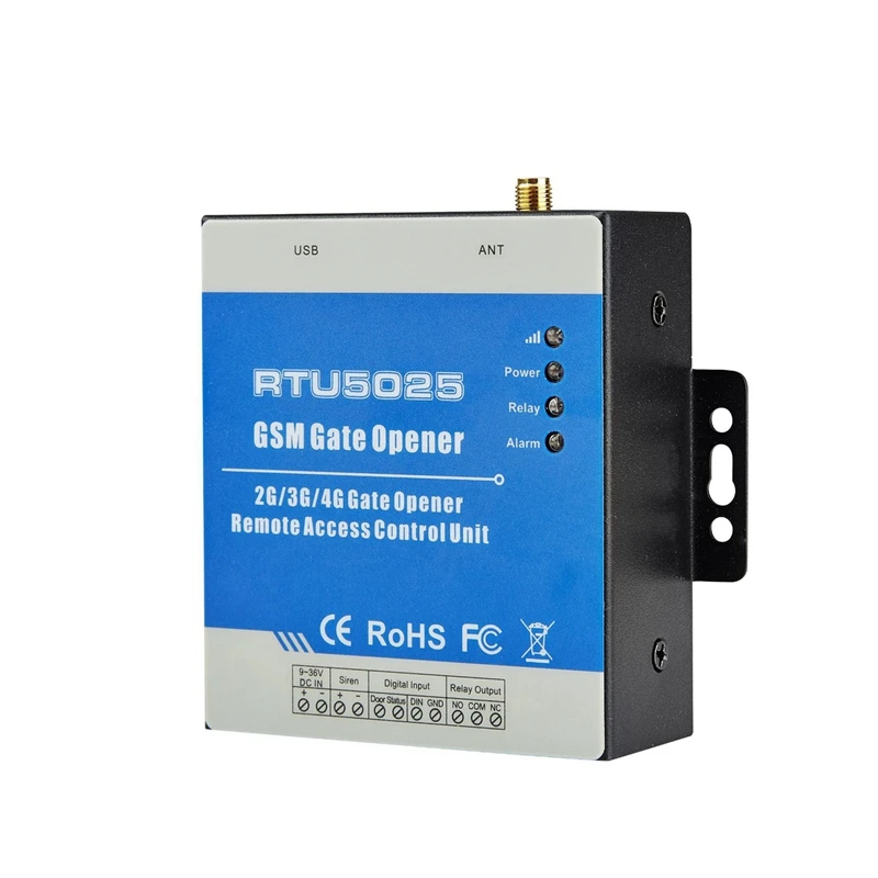 Беспроводной Открыватель ворот RTU5025 GPRS 4G Lte для ворот/барьера/затвора/гаража