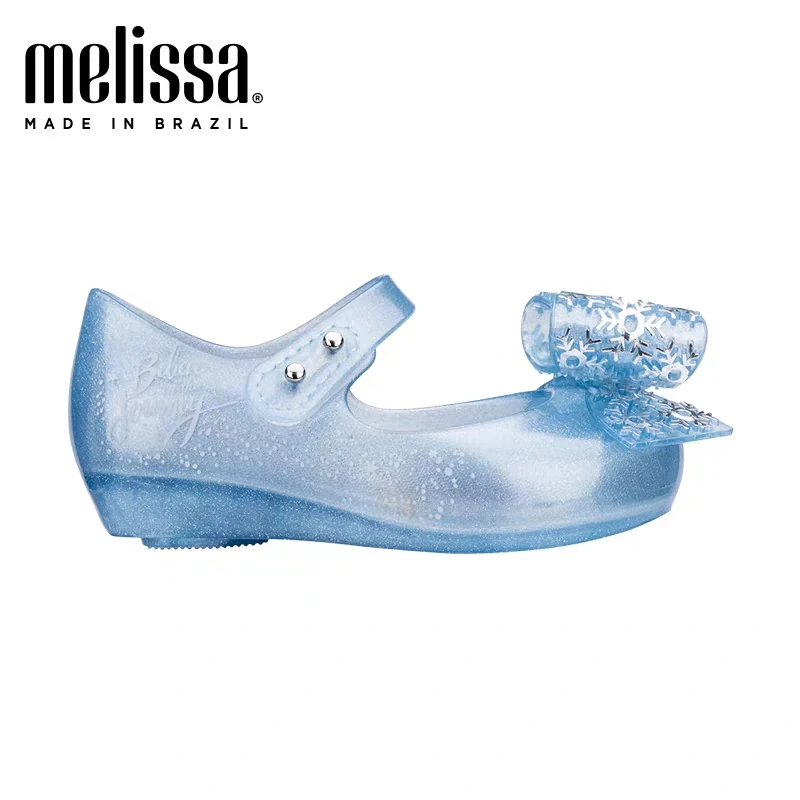 Новые мини Melissa Ultragirl девичьи прозрачные туфли сандалии новая детская обувь мягкие сандалии Melissa для детей Нескользящие