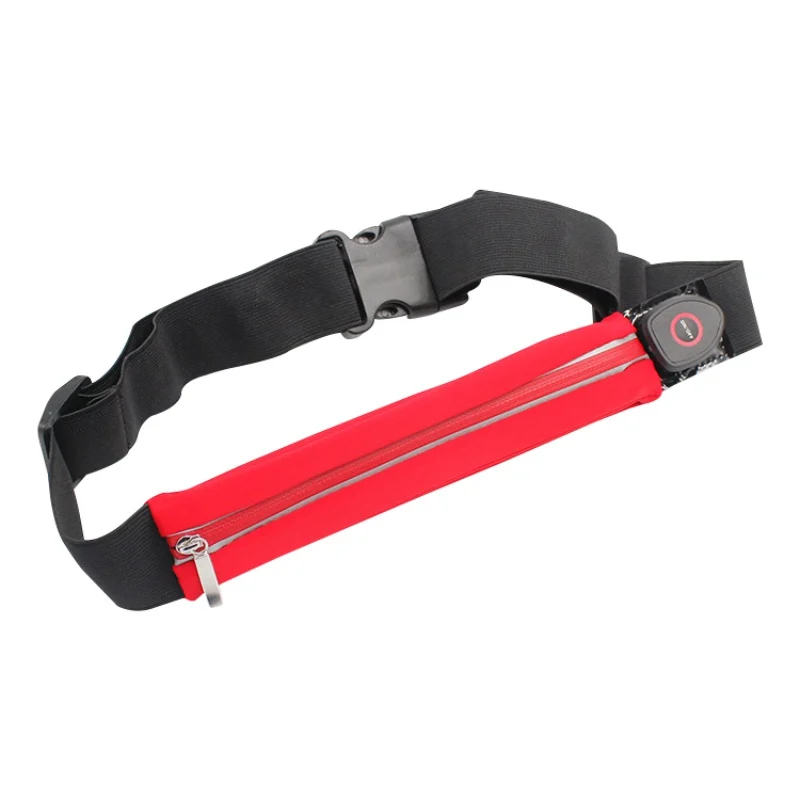 as picture USB Rechargeable Waterproof LED Running Belt Bag Adjustable Strap Travel Sports Waist Pack - Цвет: as picture