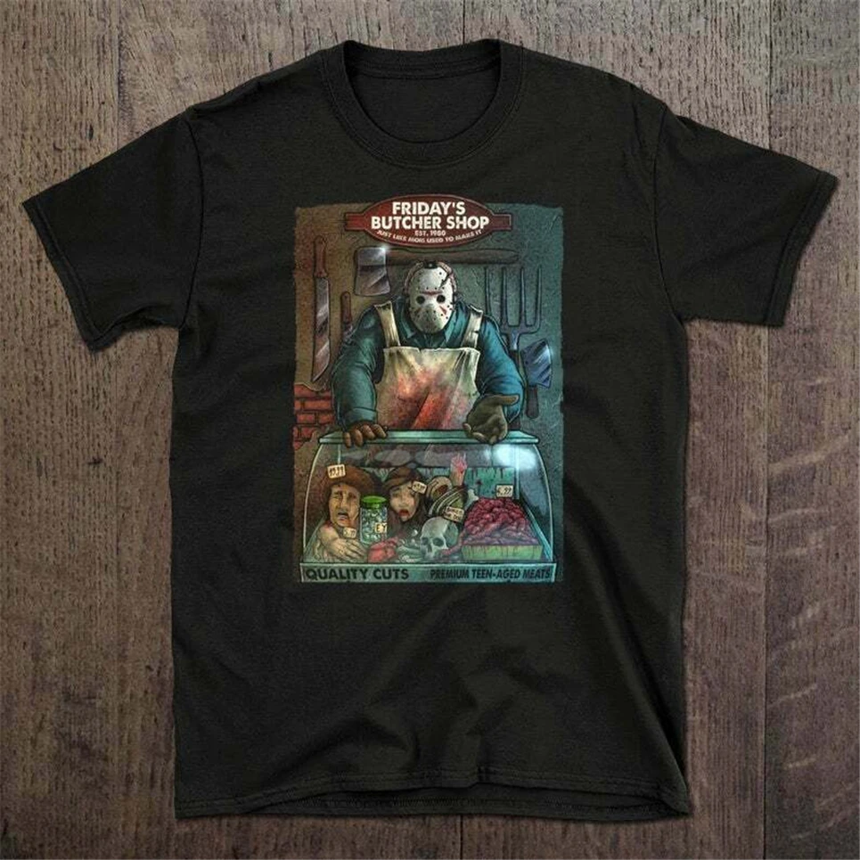 Friday'S Butcher Shop Friday The 13Th Jason Voorh футболка подарок для мужчин и женщин Цифровая