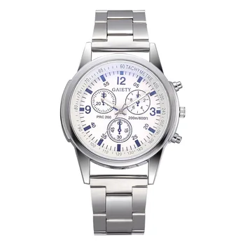 

Three Eye Six-pin Watch New Style Top Grade Brand Women's Steel Watch Double Measuring Fashion Quartz Watch for man clock