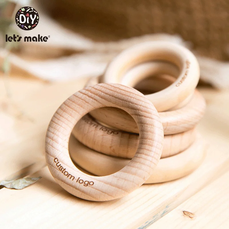 beech wood teething rings