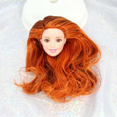 Оригинальная коллекция кукольных головок, ограниченное количество, аксессуары для девочек, Яркие модные волосы, куклы для девочек, подарок, DIY игрушки для детей, Bonecas - Цвет: L006-4