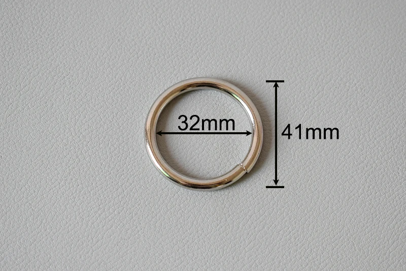 15mm 20mm 25mm 30mm Metal round wheel plated hardware O rings DIY dog collar harness backpack luggage DIY sewing accessories