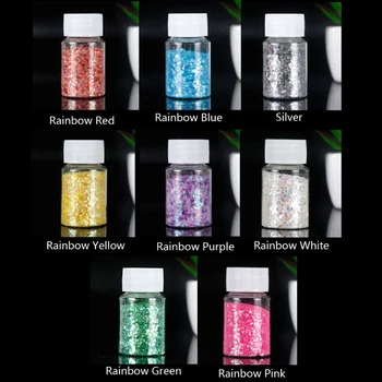 

8 Colors Resin Casting Mold Glitters Sequains Pigment Large Kit Makeup Jewelry Fillings Nail Art Jewelry Making