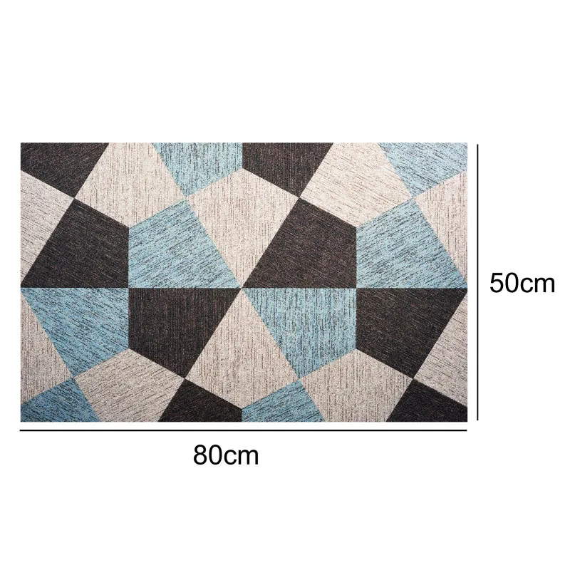 A 50x80CM Геометрические современные ковры ковер с нордическим узором прикроватная тумбочка для спальни одеяло площадь ковер мягкие коврики для Кабинета пол для гостиной спальни tm - Цвет: A 50x80CM