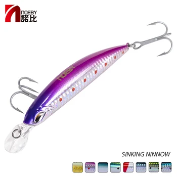 

Noeby NBL9495 fishing lure 2019 new Red head minnow hard artificial plug bait sea fishing 110mm 19g sinking for sea bass pike