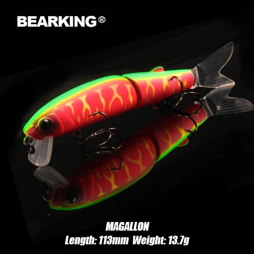 BEARKING 113 мм 16 г, 113 мм 13,7 г, 88 мм 7,2 г новые рыболовные приманки magallon family minnow crank горячая модель приманки - Цвет: Magallon-L