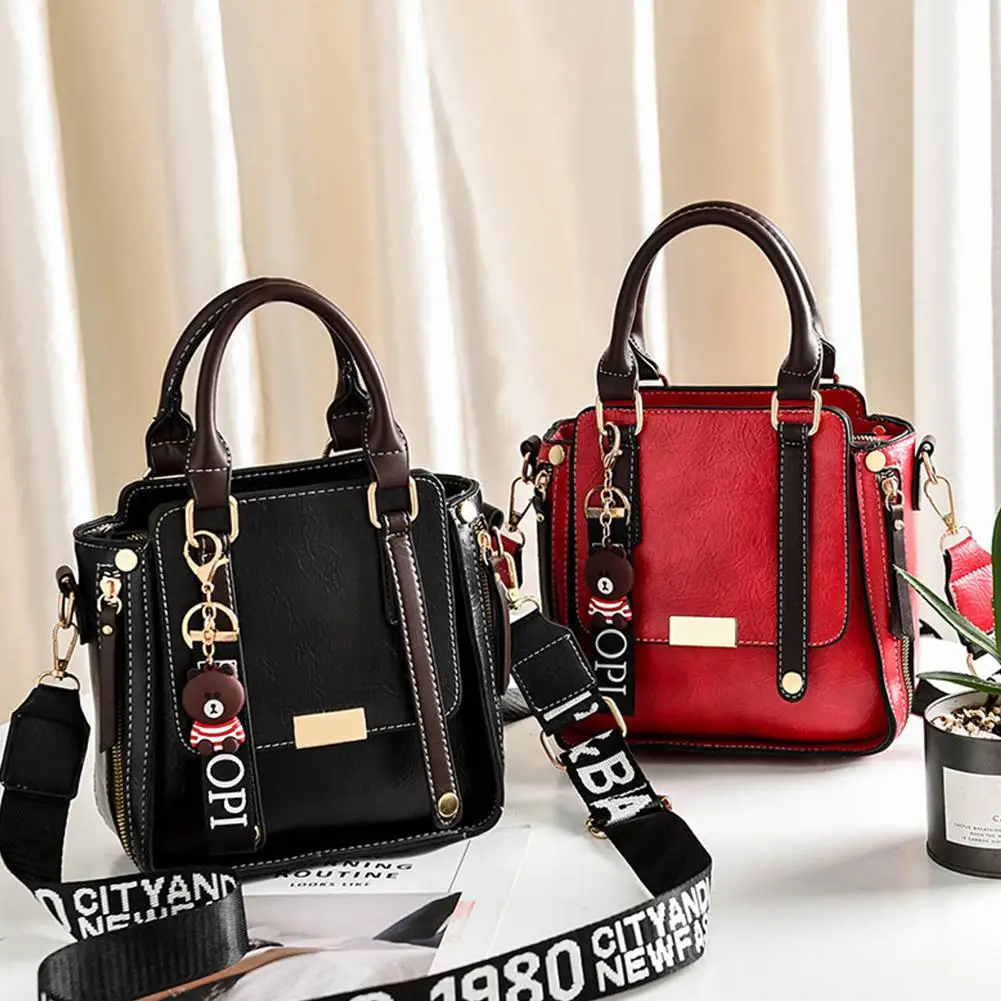 PinShang Woman Stylish Handle Pouch All-matching Chic Belt Decoration Bag Cross-body Satchel | Багаж и сумки
