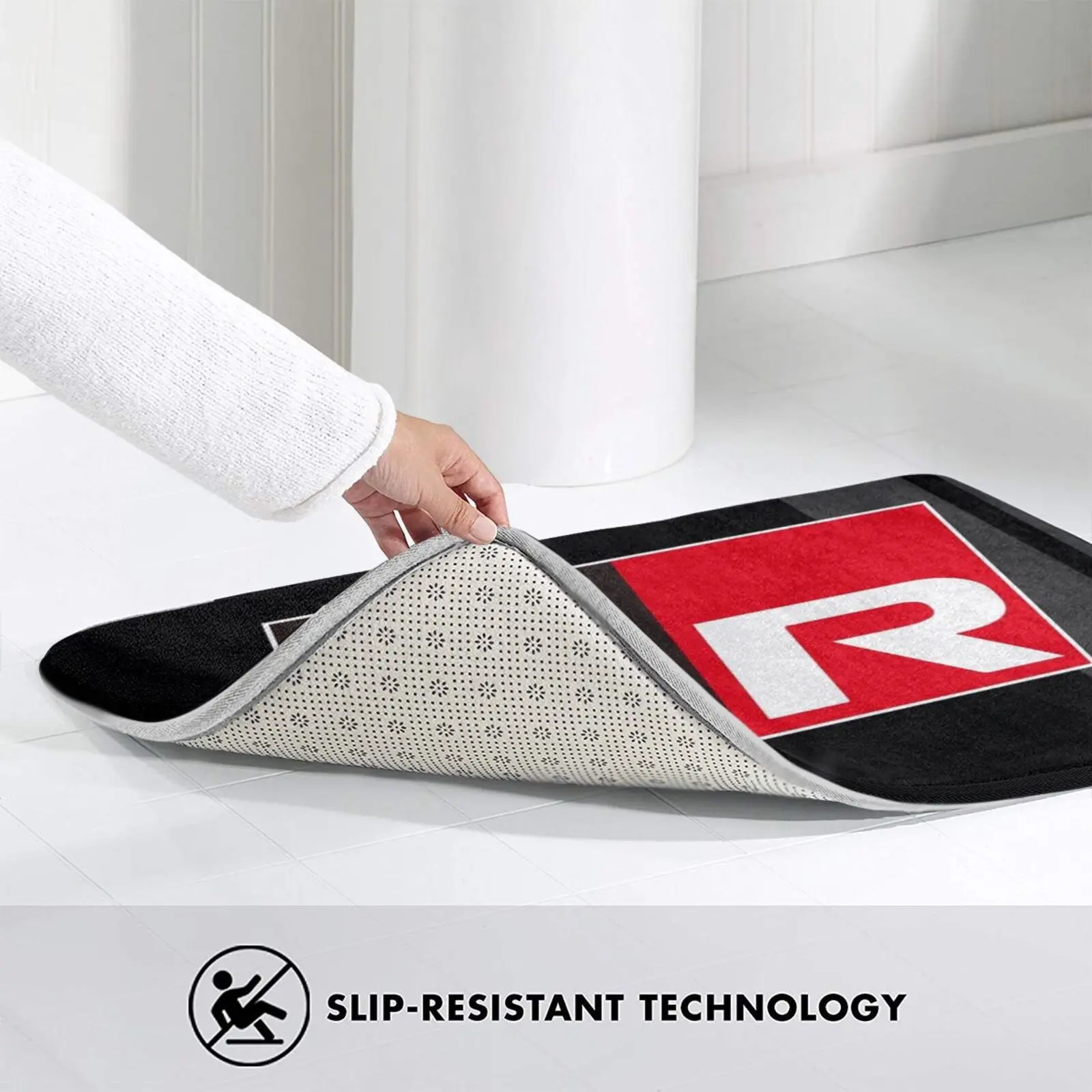 Gr Yaris Gazoo Racing A91 Racing Stripes Entrance Door Mat Bath