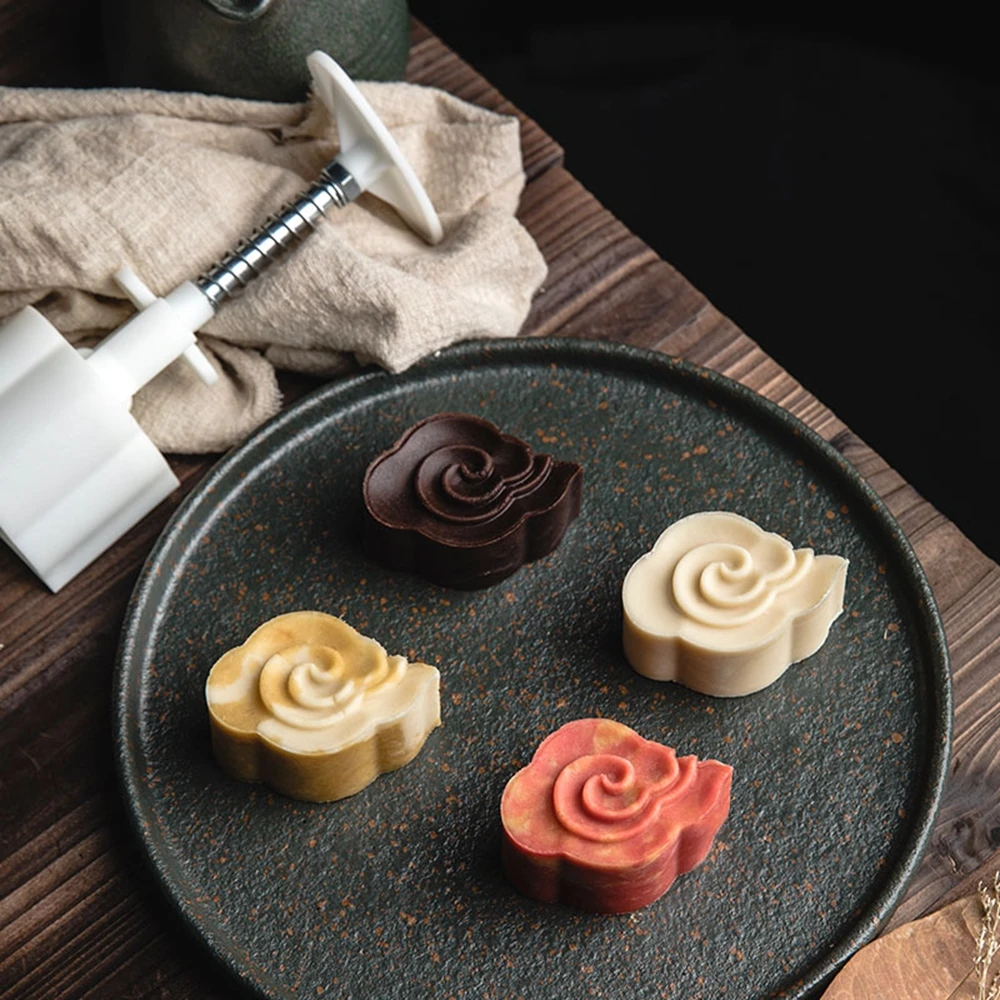 Bakery Molds Moon Cake Cookie Flower Stamp Mooncake Mold Kitchen Utensils Ma'amoul Oriental Pastry Mould Form for Baking