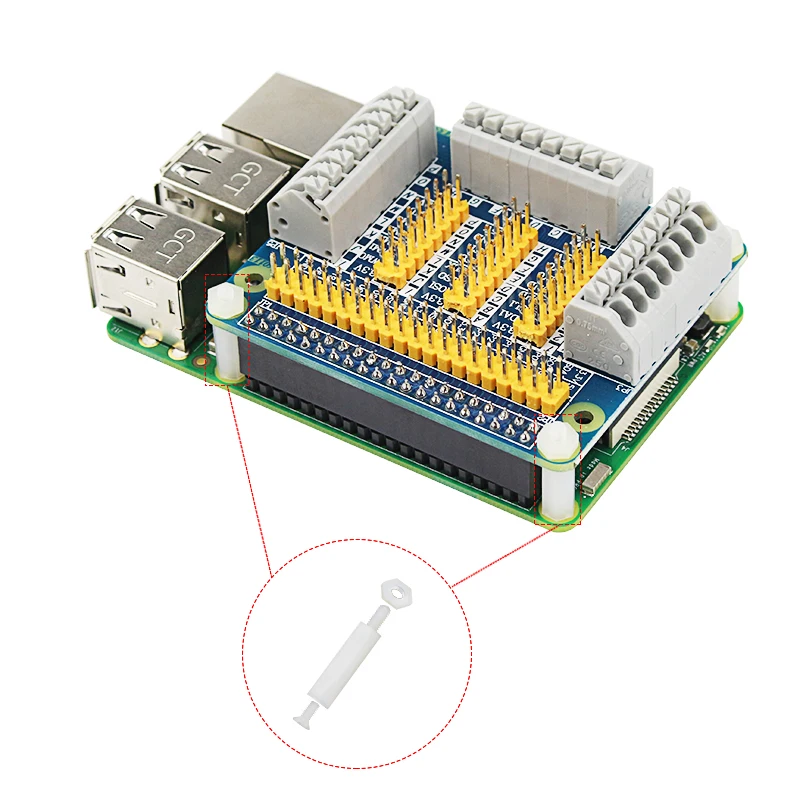 S Робот Raspberry Pi 3/3B/4 210 шт. набор винтов M2 M3 нейлоновые пластиковые винты и гайки+ отвертка+ коробка для хранения RPI117